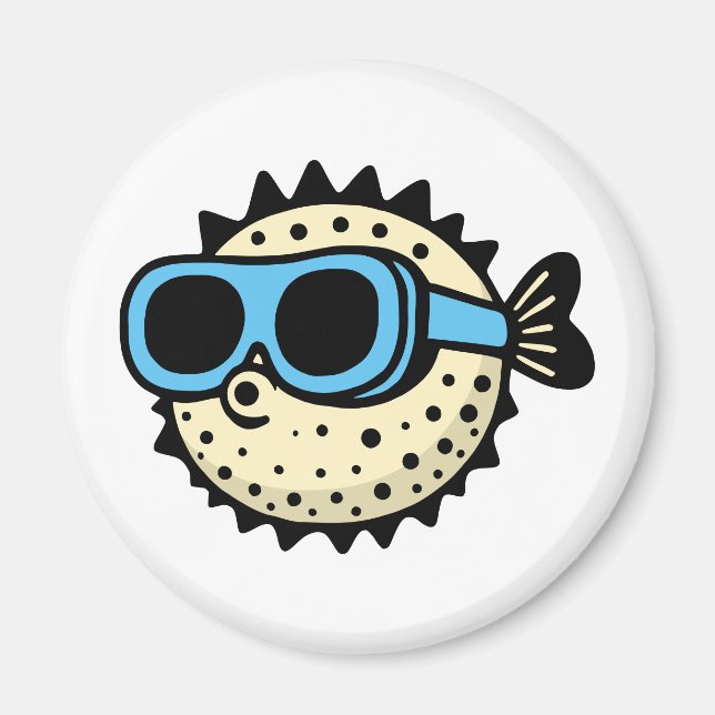 Pufferfish Magnet (Front)