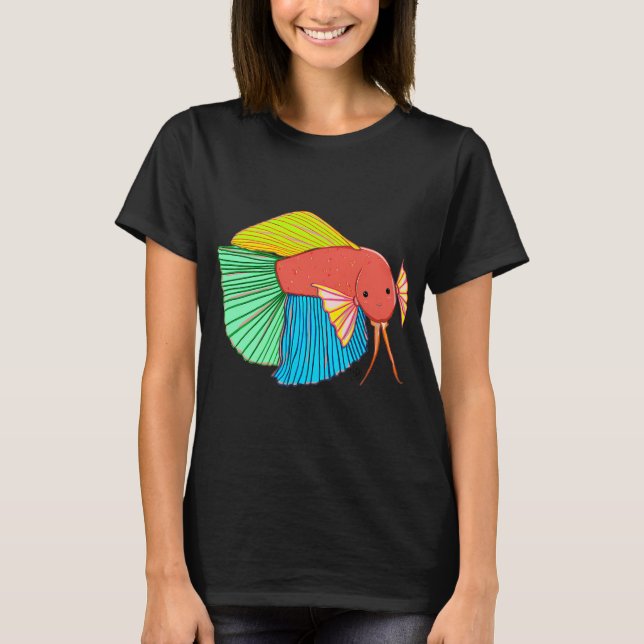 Pufferfish Marketable Fish T-Shirt (Front)