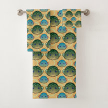Pufferfish mignons de Pouty - la BG Editable