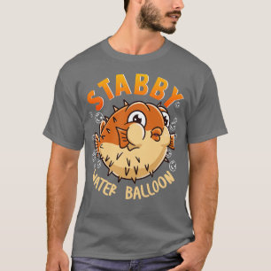 Pufferfish Stabby Water Balloon T-Shirt