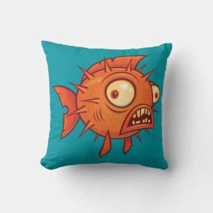 Pufferfish Throw Pillow