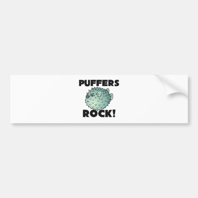 Puffers Rock Bumper Sticker (Front)