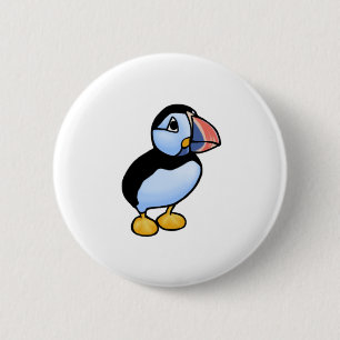 Puffin 2 Inch Round Button