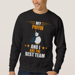 Puffin And I Seabird Puffin Iceland Animal Sea P Sweatshirt
