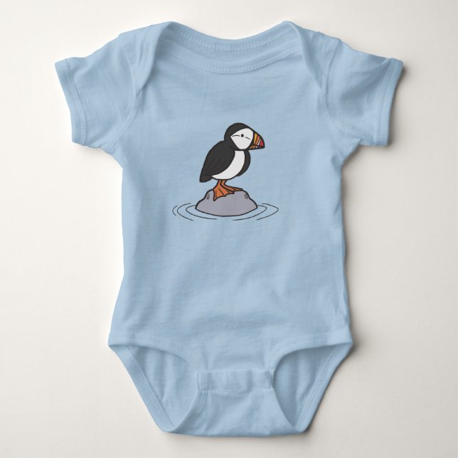Puffin Baby Bodysuit (Front)