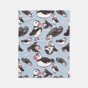 Puffin Baby Fleece Blanket