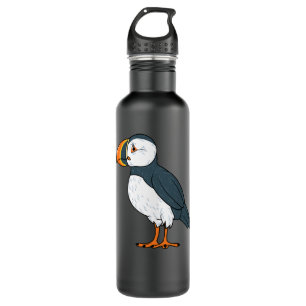 Puffin Bird Funny Iceland SeaBird Lover Gift Men W 710 Ml Water Bottle