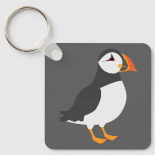 Puffin Bird Keychain