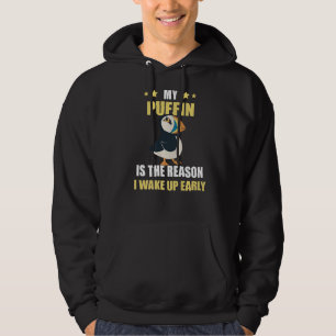 Puffin Bird Wake Up Early Puffin Seabird Hoodie
