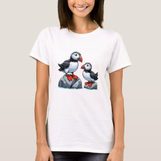 Puffin bird Womens Basic T-Shirt