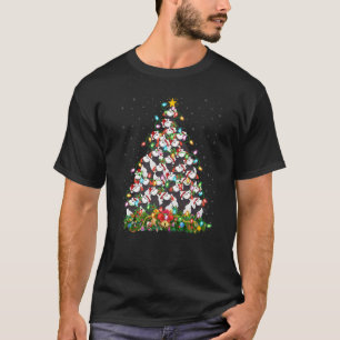 Puffin Bird  Xmas Lights Santa Puffin Christmas Tr T-Shirt