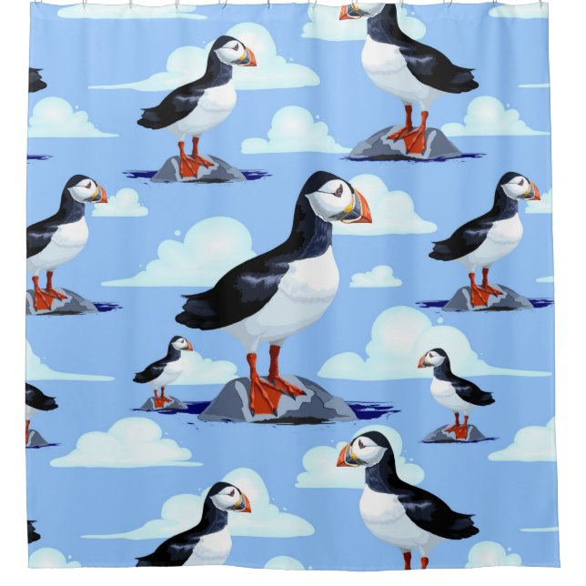 Puffin Cute Atlantic Seabird (Front)