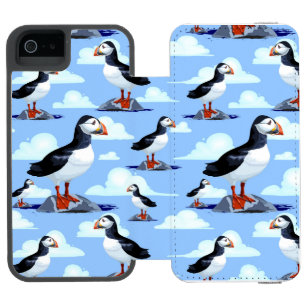 Puffin Cute Atlantic Seabird Incipio Watson™ iPhone 5 Wallet Case