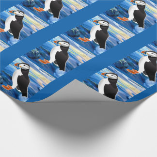 Puffin Days Wrapping Paper