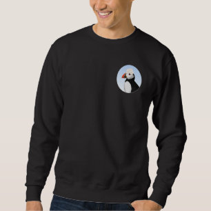 Puffin Flowers Spring Bird Bird  Animal Biologist Sweatshirt