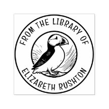 Puffin From The Library of Bookplate