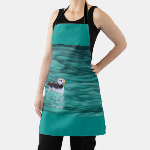 Puffin In Resurrection Bay, Alaska Apron