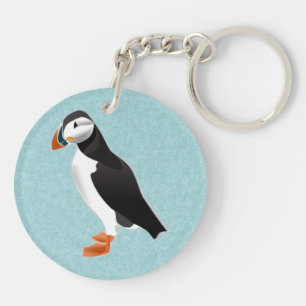 puffin keychain