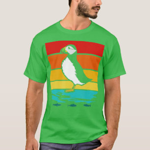 Puffin Nordic Bird Iceland Cute Beak For Birdwatch T-Shirt