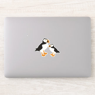 Puffin Oiseau Cute Art Sticker Puffins Faire Muffi