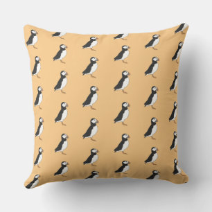 Puffin Outdoor Pillow