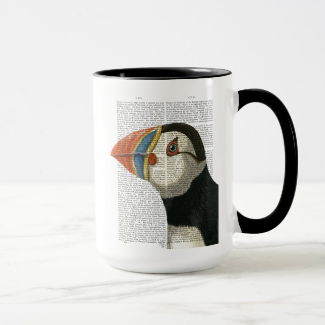 Puffin Portrait Mug (Right)