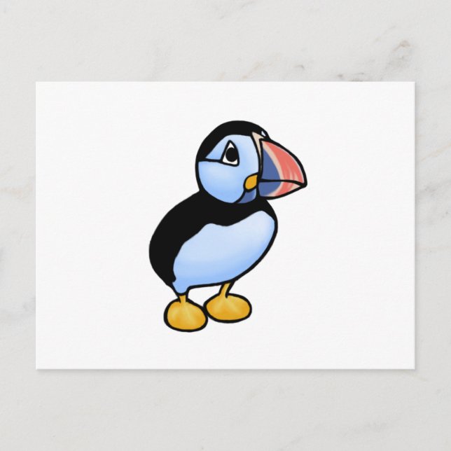 Puffin Postcard (Front)