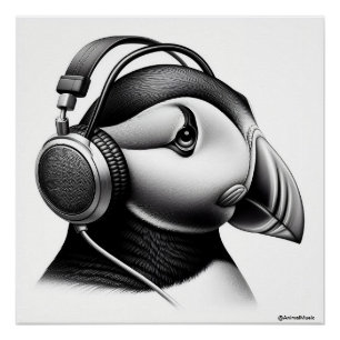 Puffin Poster