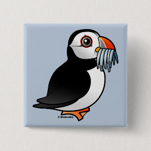 Puffin Prowess 2 Inch Square Button
