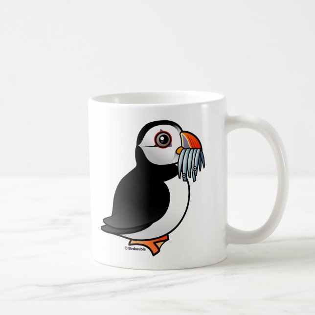Puffin Prowess Coffee Mug (Right)