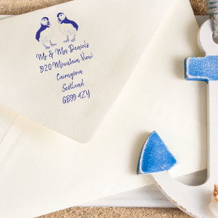 Puffin Return Address  Self-inking Stamp