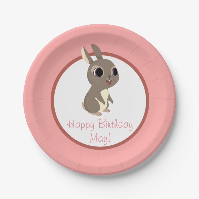 Puffin Rock Party Plate - May (Front)