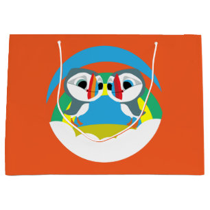 Puffin Rocks Large Gift Bag