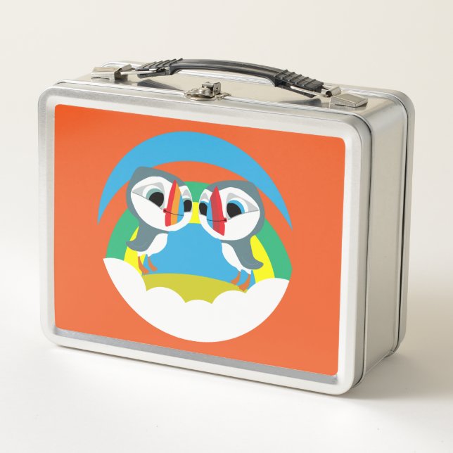 Puffin Rocks Metal Lunch Box (Front)