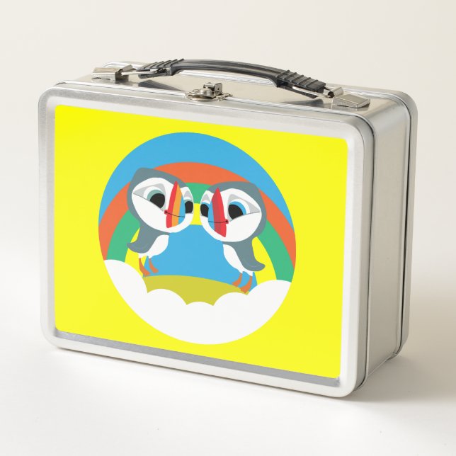Puffin Rocks Metal Lunch Box (Front)
