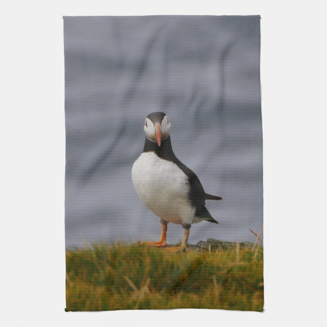 Puffin Tea Towel (Vertical)