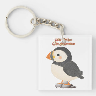 Puffin Tote Bag Keychain
