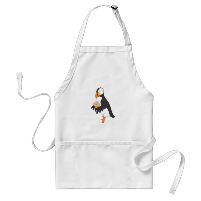 Puffin with a Muffin Standard Apron (Front)