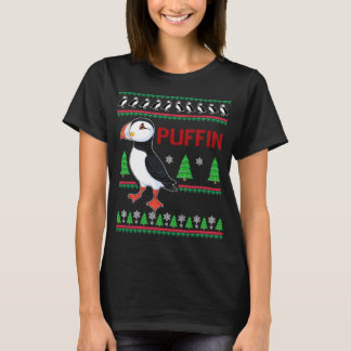 Puffin Xmas Ugly Sweater Puffins Lover Funny Cute