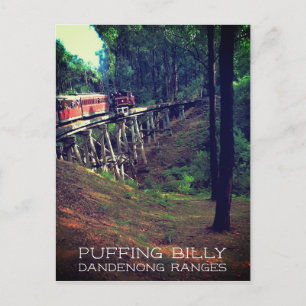 Puffing Billy, Dandenong Ranges, Victoria, Aus Postcard