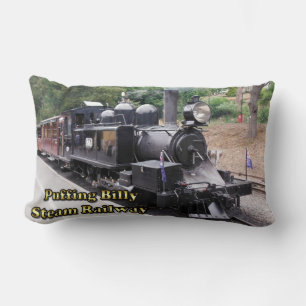 Puffing Billy Historic Steam Train in Australia Lumbar Pillow