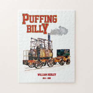 Puffing Billy Steam Train English Locomotive  Jigsaw Puzzle