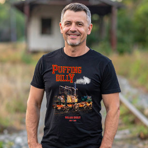 Puffing Billy Steam Train English Locomotive  T-Shirt