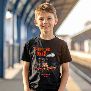 Puffing Billy Steam Train English Locomotive  T-Shirt