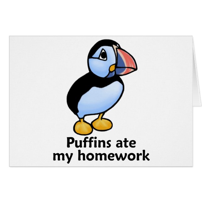 Puffins Ate my Homework (Front Horizontal)