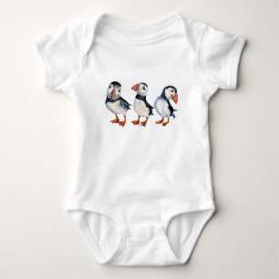 Puffins Baby Bodysuit