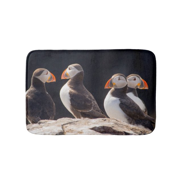 Puffins Bath Mat (Front)