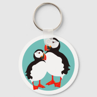 puffins keychain