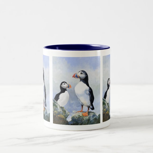 Puffins Mug (Center)