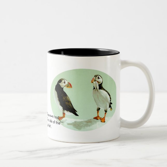 Puffins Mug Cup (Right)